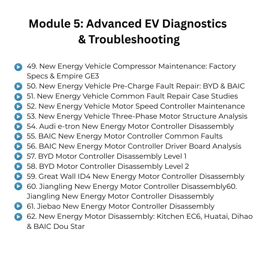 Master Electric Vehicle Repair: Hands‑On Training for New Energy Technicians
