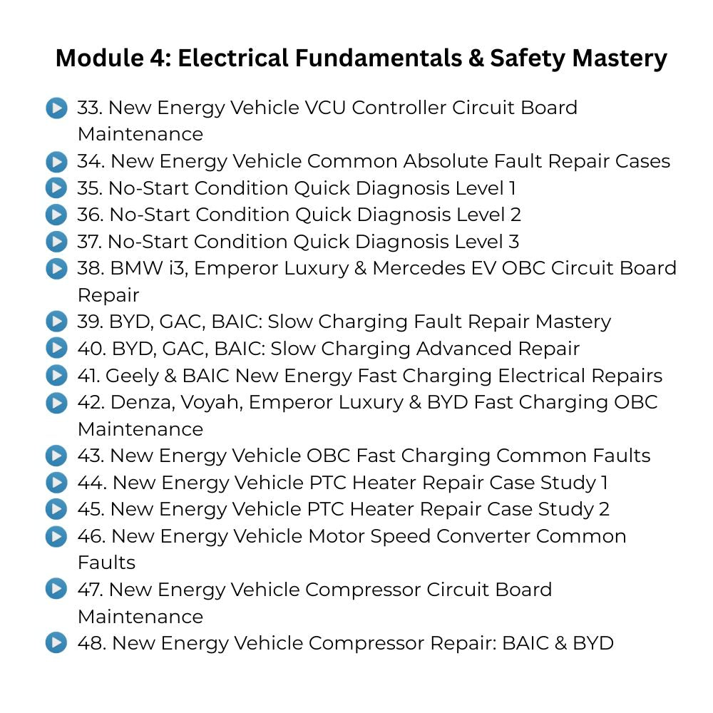Master Electric Vehicle Repair: Hands‑On Training for New Energy Technicians