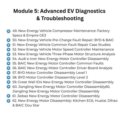 Master Electric Vehicle Repair: Hands‑On Training for New Energy Technicians